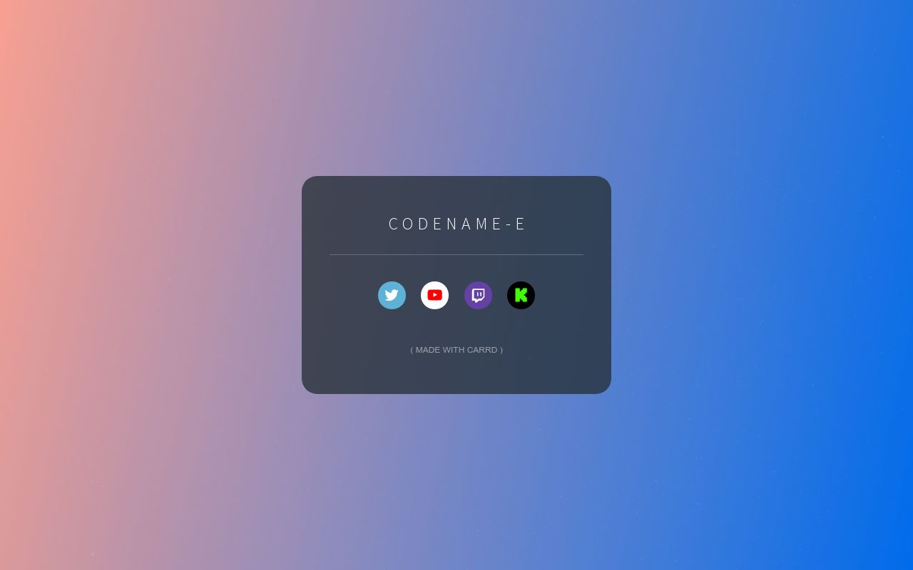 Codename-E